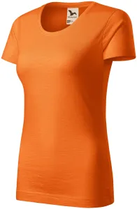 Dámske tričko, štruktúrovaná organická bavlna, oranžová, L