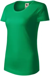 Dámske tričko, organická bavlna, trávová zelená, L #1411790