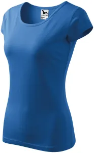 Dámske bavlnené tričko Malfini Pure 122 - veľkosť: L, farba: svetlo modrá