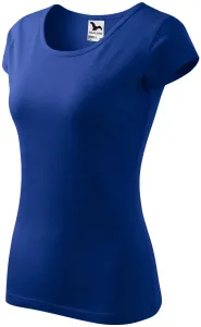 Dámske tričko s veľmi krátkym rukávom, kráľovská modrá, M