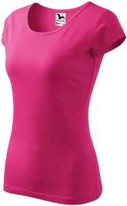 Dámske bavlnené tričko Malfini Pure 122 - veľkosť: XS, farba: purpurová
