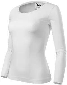MALFINI Dámske tričko s dlhým rukávom Fit-T Long Sleeve - Biela | XXL