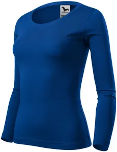MALFINI Dámske tričko s dlhým rukávom Fit-T Long Sleeve - Kráľovská modrá | XS