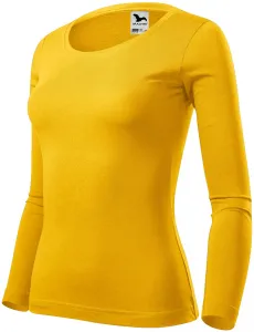MALFINI Dámske tričko s dlhým rukávom Fit-T Long Sleeve - Žltá | XS