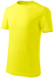 Detské tričko Malfini Classic New 135 - veľkosť: 134, farba: citrónová