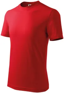 Detské tričko Malfini Basic 138 - veľkosť: 146, farba: červená