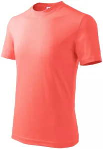 Detské tričko Malfini Basic 138 - veľkosť: 110, farba: koralová