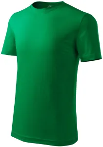 Detské tričko Malfini Classic New 135 - veľkosť: 122, farba: trávová zelená