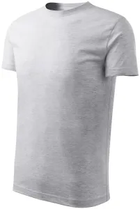 Detské tričko Malfini Classic New 135 - veľkosť: 122, farba: svetlosivý melír