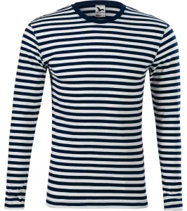 MALFINI Námornícke tričko s dlhým rukávom Sailor - Námornícka modrá | XXL