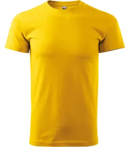 Malfini Basic Unisex tričko 129 žltá XXL
