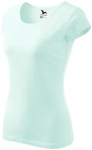 Dámske tričko s veľmi krátkym rukávom, ľadová zelená, XL
