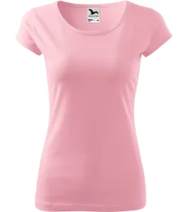 Dámske tričko s veľmi krátkym rukávom, ružová, 2XL
