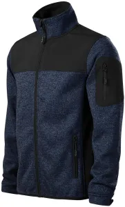 Pánska softshellová bunda Rimeck Casual 550 - veľkosť: XXL, farba: modrá knit