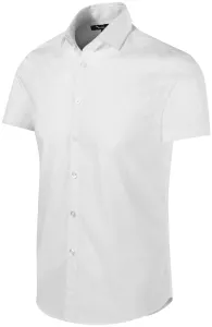 MALFINI Pánska košeľa s krátkym rukávom Flash - Biela | M