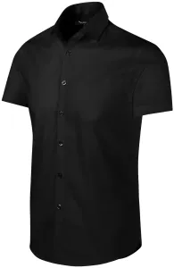 MALFINI Pánska košeľa s krátkym rukávom Flash - Čierna | M