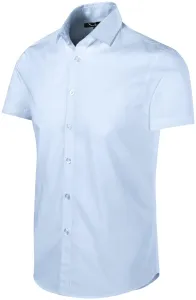 MALFINI Pánska košeľa s krátkym rukávom Flash - Svetlomodrá | M