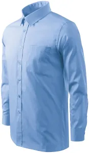 MALFINI Pánska košeľa Style Long Sleeve - Nebesky modrá | L