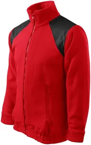MALFINI Fleecová mikina Jacket Hi-Q - Červená | L