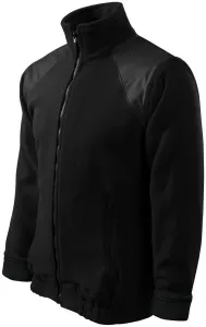 MALFINI Fleecová mikina Jacket Hi-Q - Čierna | M