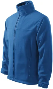 MALFINI Pánska fleecová mikina Jacket - Azúrovo modrá | XL