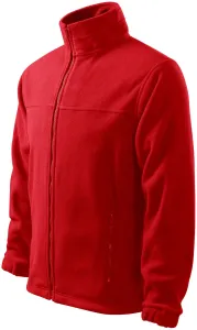 MALFINI Pánska fleecová mikina Jacket - Červená | S
