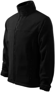MALFINI Pánska fleecová mikina Jacket - Čierna | XXL