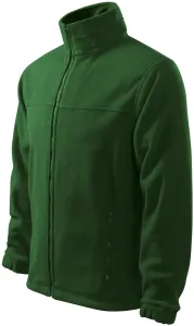 MALFINI Pánska fleecová mikina Jacket - Fľaškovo zelená | XXL