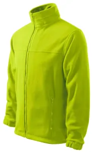 MALFINI Pánska fleecová mikina Jacket - Limetková | XL