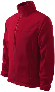 MALFINI Pánska fleecová mikina Jacket - Marlboro červená | XXL