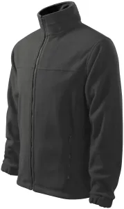 MALFINI Pánska fleecová mikina Jacket - Oceľovo šedá | L
