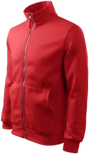 Pánska mikina jednoduchá bez kapucne, červená, XL #1412755