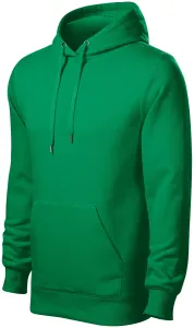 Pánska mikina bez zipsu s kapucňou, trávová zelená, XL #1414110
