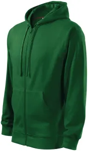 Pánska mikina Malfini Trendy Zipper 410 - veľkosť: S, farba: fľašková zelená
