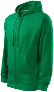 Pánska mikina Malfini Trendy Zipper 410 - veľkosť: M, farba: trávová zelená