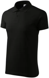 Pánska polokošeľa Mafini Single Jersey 202 - veľkosť: L, farba: čierna