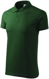 Pánska polokošeľa Mafini Single Jersey 202 - veľkosť: L, farba: fľašková zelená