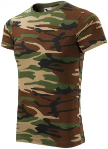 MALFINI Maskáčové tričko Camouflage - Maskáčová hnedá | L