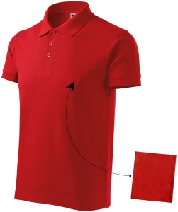 Pánska bavlnená polokošeľa Adler Cotton 212 - veľkosť: XL, farba: červená