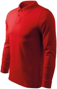 MALFINI Pánska polokošeľa s dlhým rukávom Single J. LS - Červená | XL