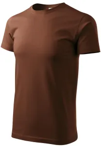 Pánske tričko Malfini Basic 129 - veľkosť: M, farba: čokoládová