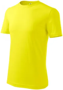 Pánske tričko Adler Classic New 132 - veľkosť: S, farba: citrónová