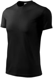 Tričko s asymetrickým priekrčníkom, čierna, M #1412372