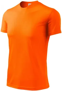 Tričko s asymetrickým priekrčníkom, neónová oranžová, L #1412402
