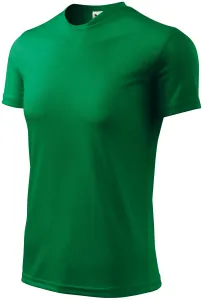 Tričko s asymetrickým priekrčníkom, trávová zelená, L #1412390