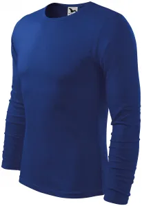MALFINI Pánske tričko s dlhým rukávom Fit-T Long Sleeve - Kráľovská modrá | L