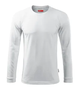 MALFINI Pánske tričko s dlhým rukávom Street LS - Biela | XXXXL