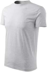 Pánske tričko Adler Classic 101 - veľkosť: L, farba: svetlosivý melír
