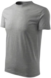 Pánske tričko Adler Classic 101 - veľkosť: S, farba: tmavosivý melír