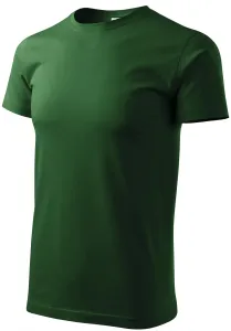 Unisex tričko Malfini Heavy New 137 - veľkosť: L, farba: fľašková zelená